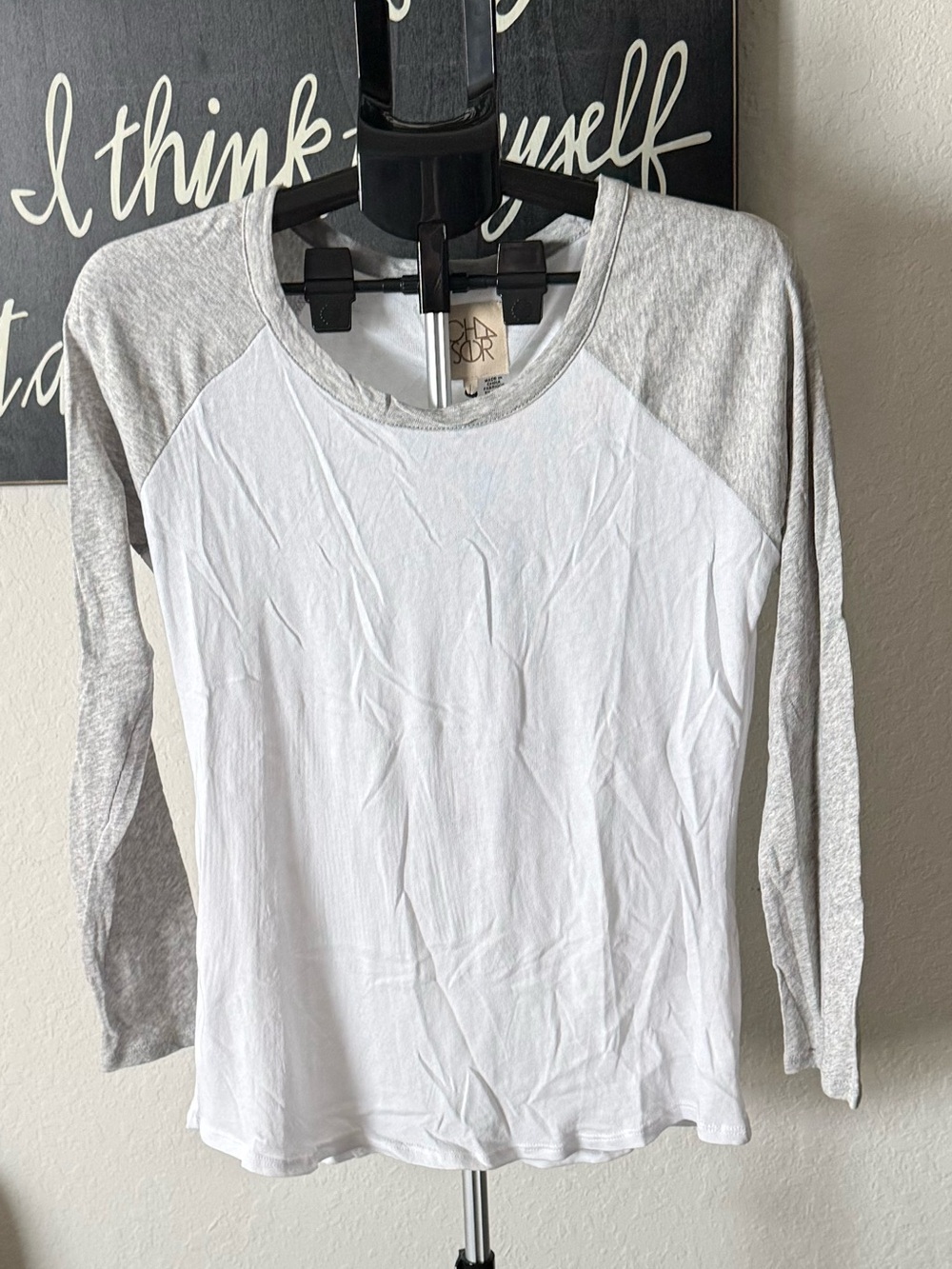 Chaser Raglan Long-Sleeve Tee NWT